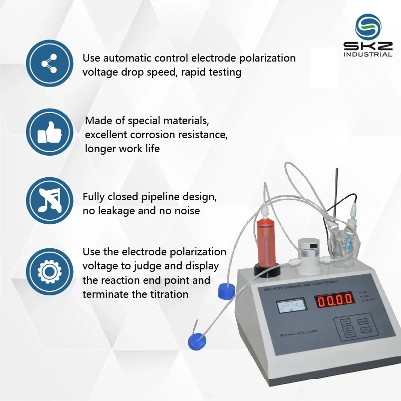 SKZ1018B Light Emitting Diode 0.01 ml Volume Farkal Fischer Titration