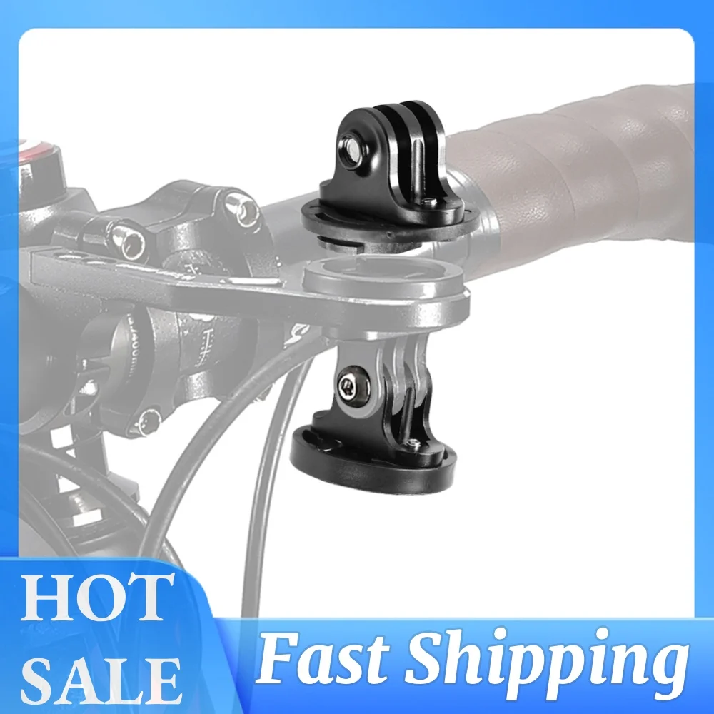 Computer Mount Aluminum Alloy Camera Headlight Adapter Stable Cycling Front Light Bracket Camera Stand for Edge Interface
