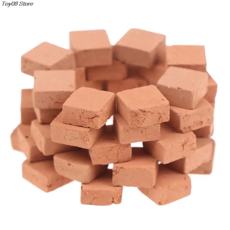حار 4-120 قطعة طاولة الرمل محاكاة الطوب DIY بها بنفسك بناء مشهد المحمولة مصغرة دائم الاطفال لعبة ديكور المشهد النمذجة #5