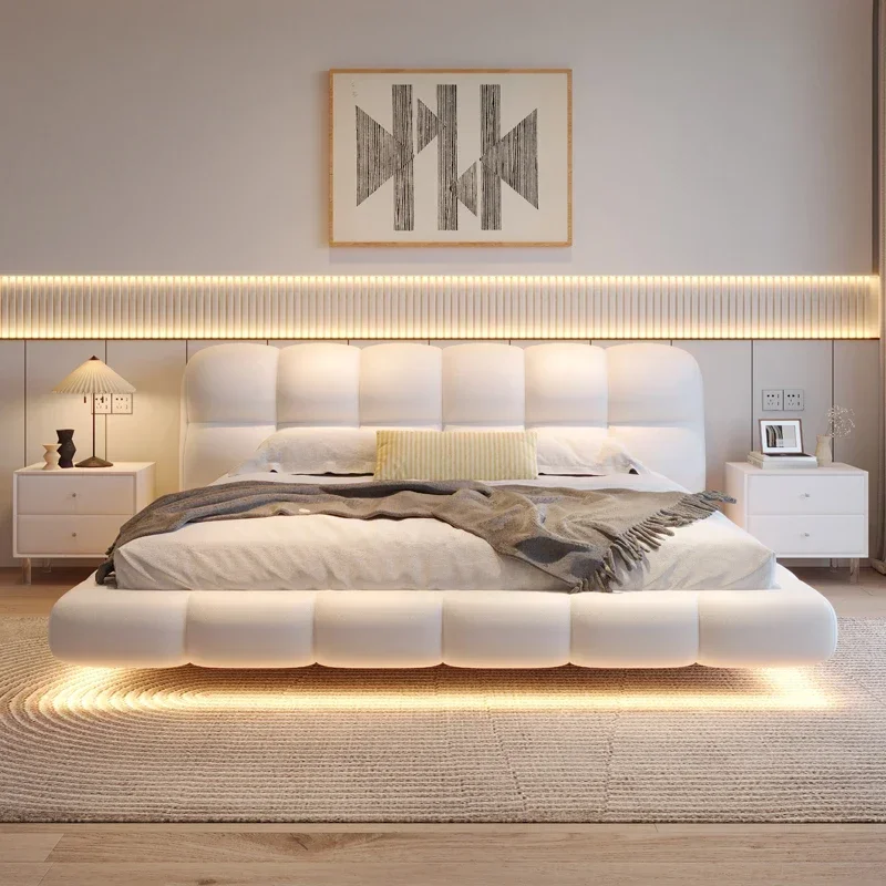 

180x200cm Organizer furniture ﻿ complete room Bed double wooden bed king size Headboard frames and bed bases tatami bedroom home