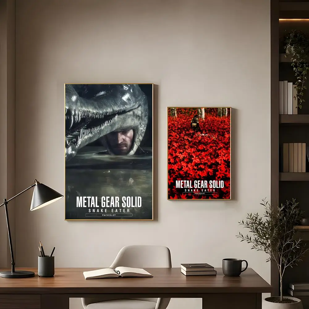Tactical Video Game M-Metal Gear Poster Modern Interior Wall Decor & Trendy Home Highlights