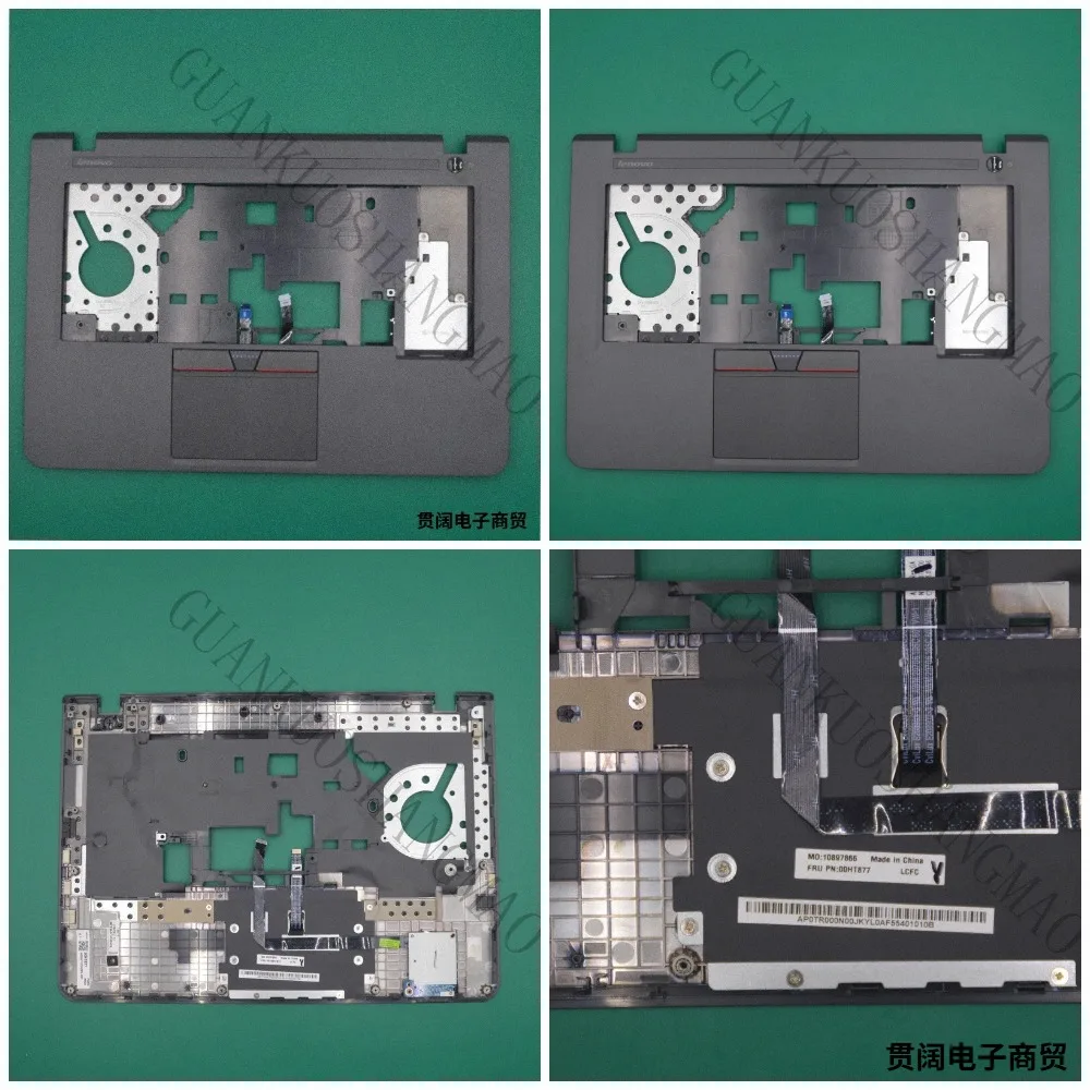 HJY...for Genuine Lenovo ThinkPad E450c Palmrest with Touchpad and Power Button 00HT877