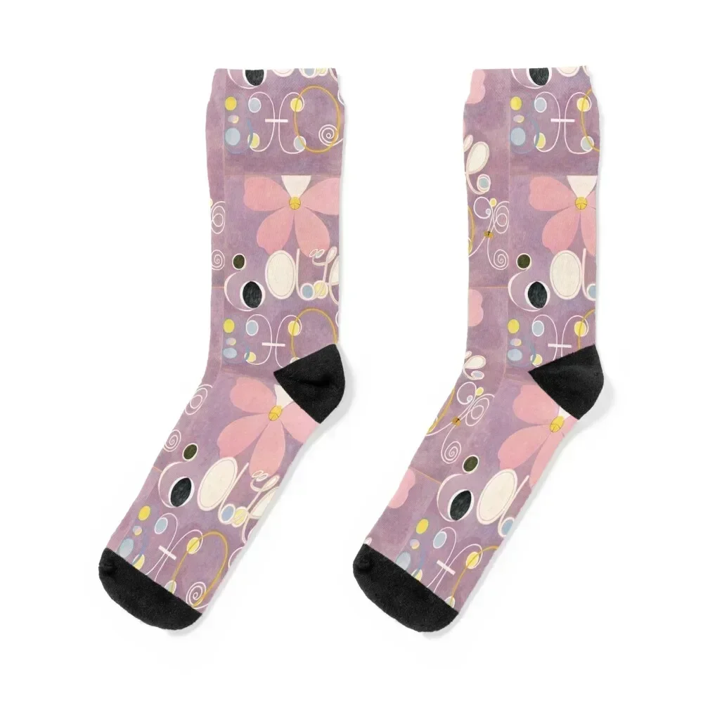 

Hilma af Klint - The Ten Largest, No. 05, Adulthood - Mannaldern, Group IV - 1907 Socks floor funny sock Socks Women Men's
