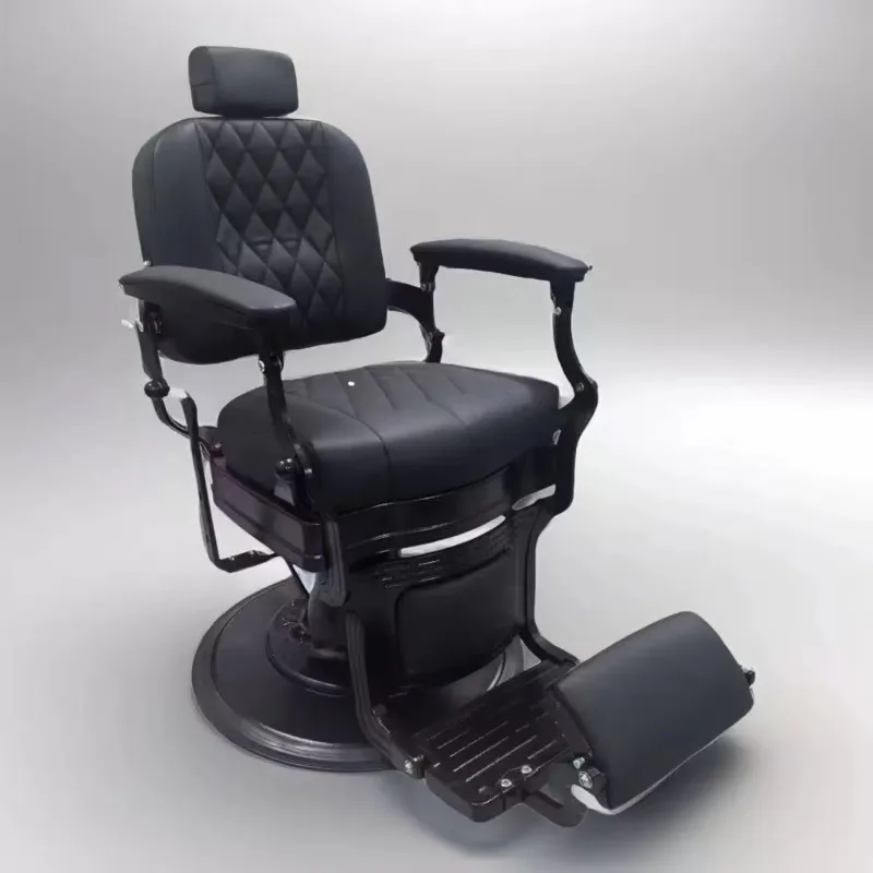

BarBer Men's Hair Salon Chair with Reclining and Swiveling Function, Haircutting Salon Chair