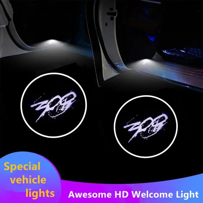 

LED Car Door Lights Logo Welcome Projector Courtesy Shadow Lamp For Chrysler 300 300C 300S 2005-2017 2018 2019 2020 2021-2024