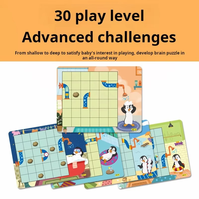 Brinquedo de treinamento de pensamento espacial de jogo de tabuleiro infantil