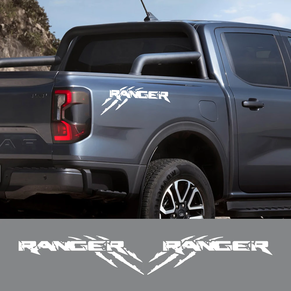 

Pickup Box Side Stickers For Ford Ranger Raptor Car Decals Truck Rear Trunk Side Vinyl Film Decor Cover Auto Tuning Accessories