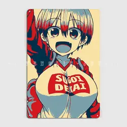 Uzaki Chan 포스터 금속 상패 포스터 벽 펍 차고 클럽 장식 차고 장식 주석 기호 포스터