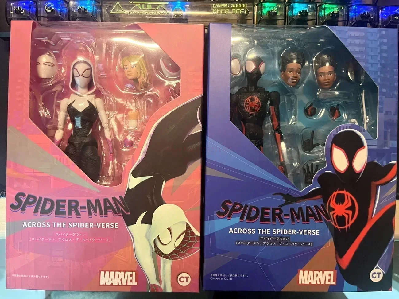 Marvel-Spiderman Action Figures, Miles Morales Brinquedos, Gwen Stacy, Homem-Aranha, Aranhaverso, Shf Figure, Modelo do Homem-Aranha