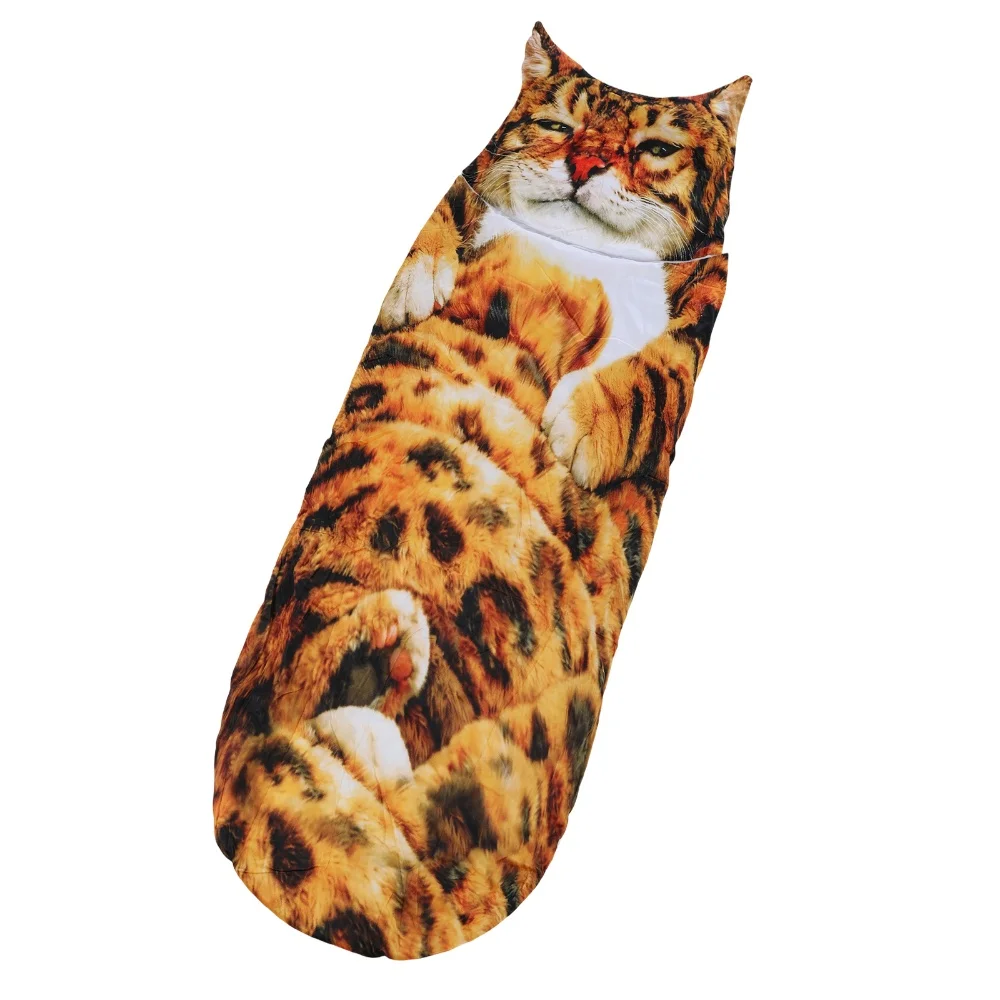 Giant Animal Sleeping Bag Comfortable Soft Animal Envelope Blanket Washable for Indoor Home Bedroom Living Room Apartment Dorm