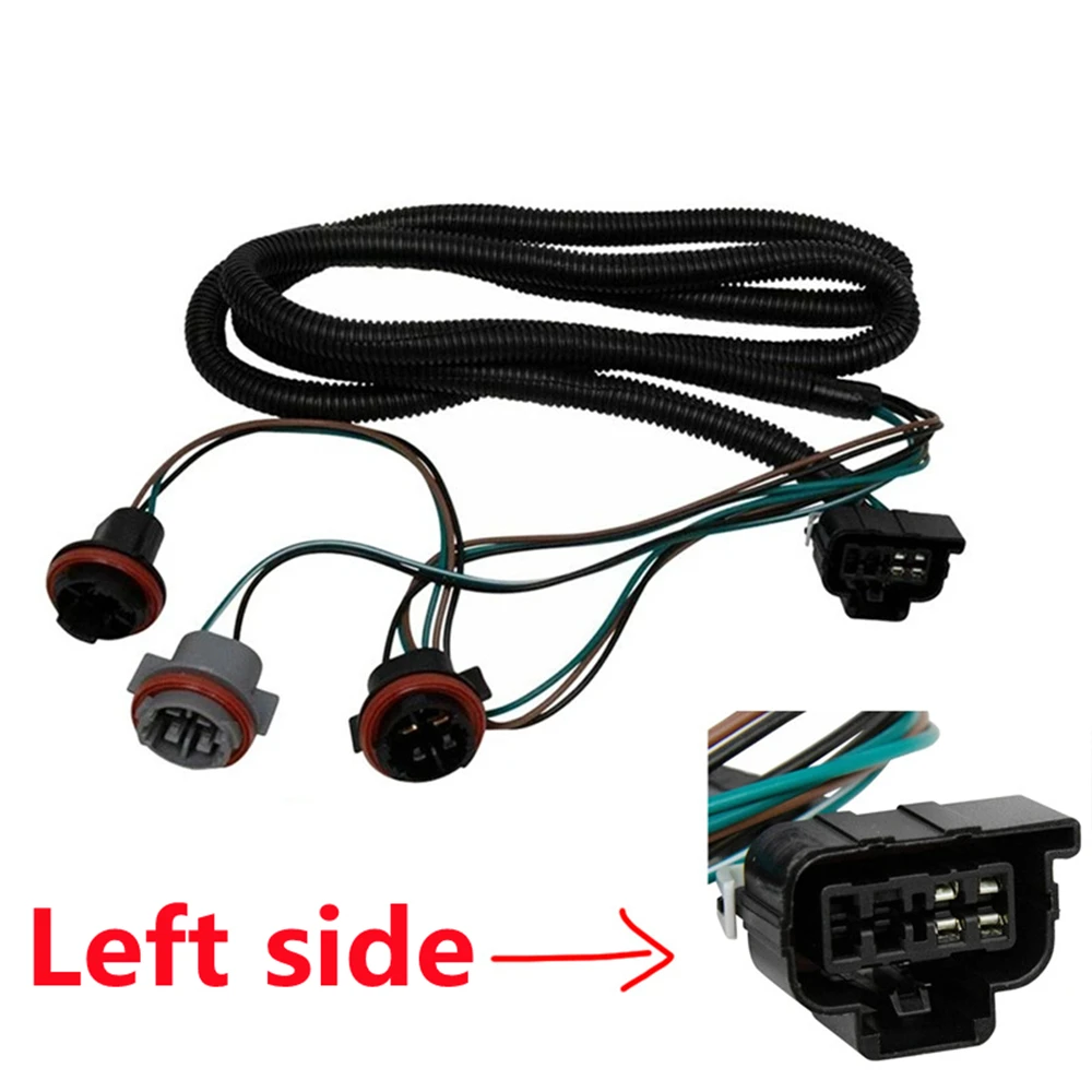 TAIL LIGHT LAMP WIRING HARNESS LH RH PAIR FIT FOR CHEVY SILVERADO PICKUP TRUCK