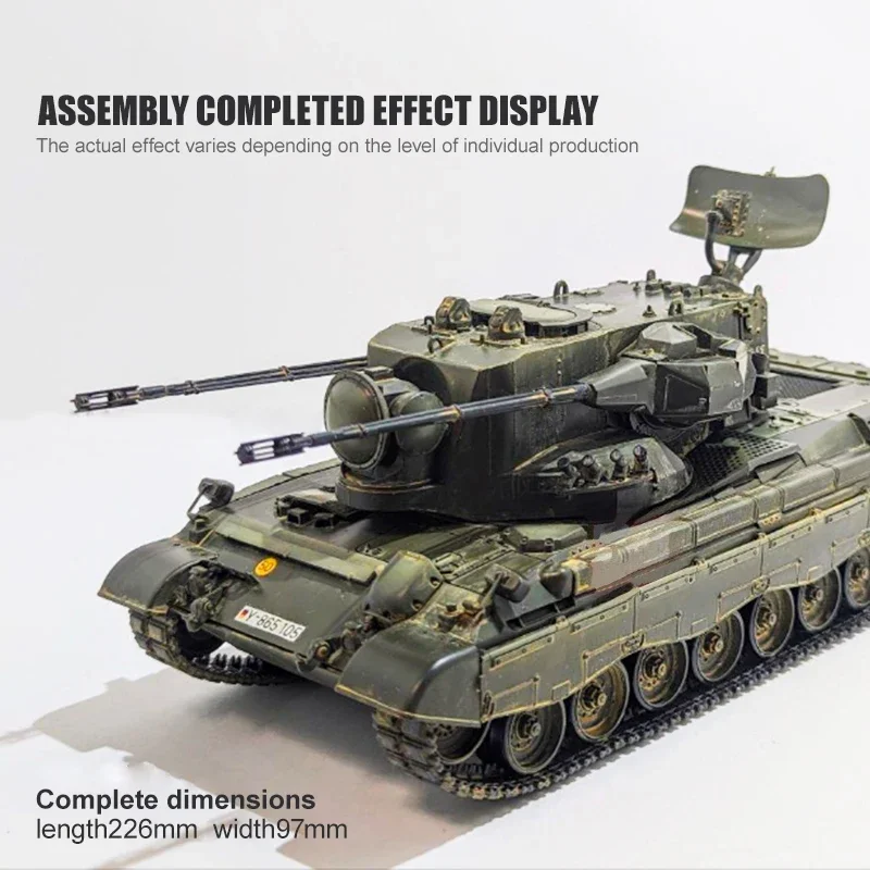 TAMIYA assembled tank model kit 35099 Cheetah double barreled self-propelled anti-aircraft tank 1/35