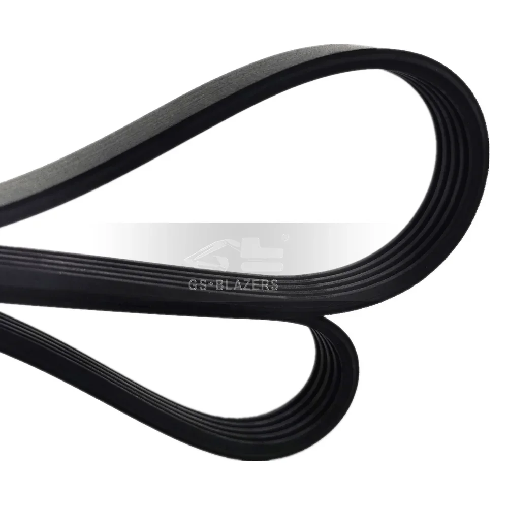 

For 325D 329D 330D 336D Fan Belt C7 C9 Engine Drive Belt 8PK2175 8PK2160 8PK2165 8PK2170 Excavator Parts