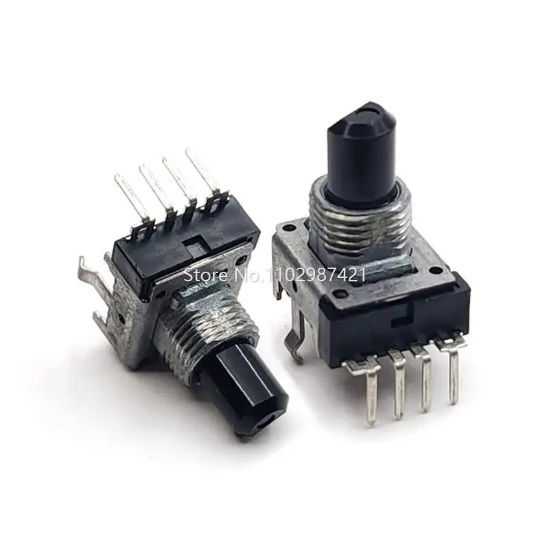 1 Piece RK11 100K Rotary Potentiometer Single EVJ02QF01G15 100KG With Midpoint Audio Amplifier Volume Balance Potentiometer