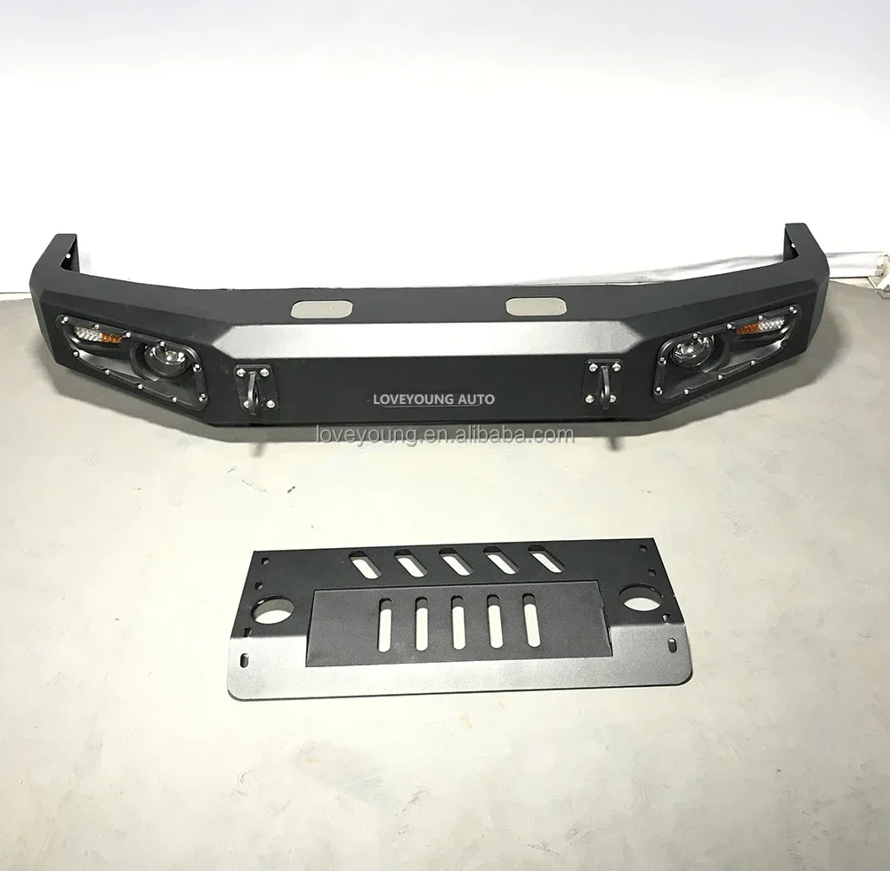 Heavy Duty Steel Front & Rear Bumper Bull Bar Off-Road Compatible New Condition for Pickup Trucks