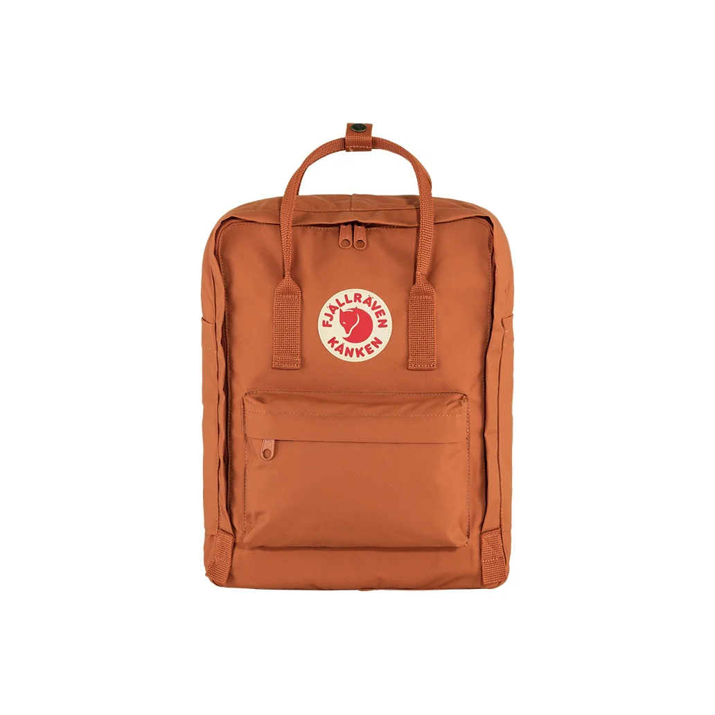 Bolsa de Exterior Fjallraven Kanken 16L Vinylon Marrón Terracota Unisex 23510-243