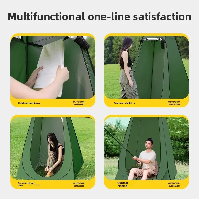

Outdoor Outdoor Bath Tent Warm Bath Net Bath Cover Rural Household Infants and Children Winter Changing Clothes Fishing Toilet