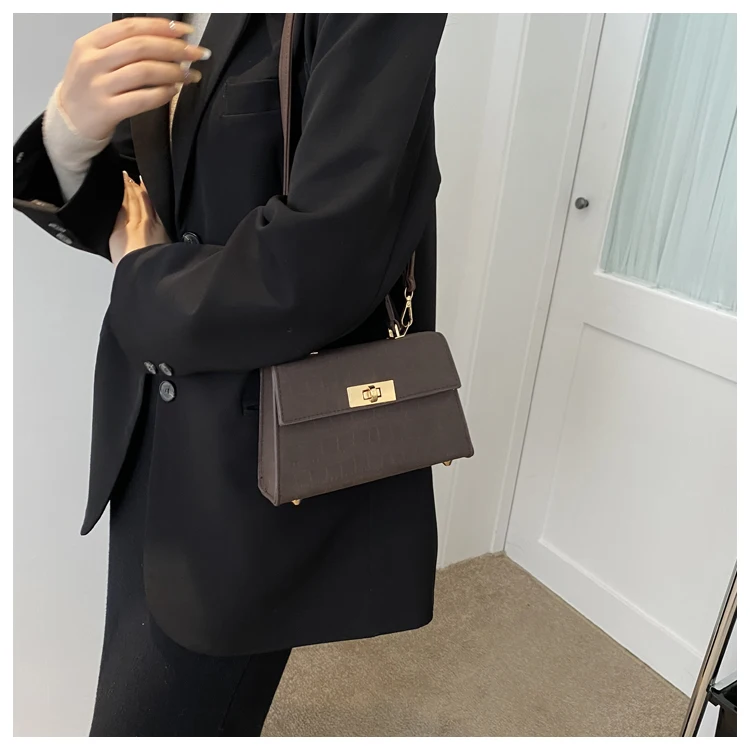 Bolso de Mano Versátil y Moderno para Mujer, Estilo Retro Chic 2026, Bolso Bandolera, Bolso de Hombro, Bolso Cuadrado Suave