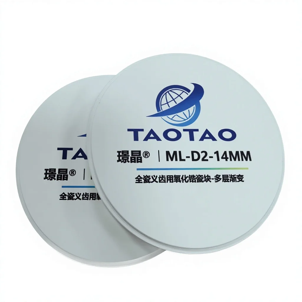 ST-A2-16MM Aesthetic Dental Implants Ultra High Translucent Multilayer Colored Zirconia Block Oral Therapy