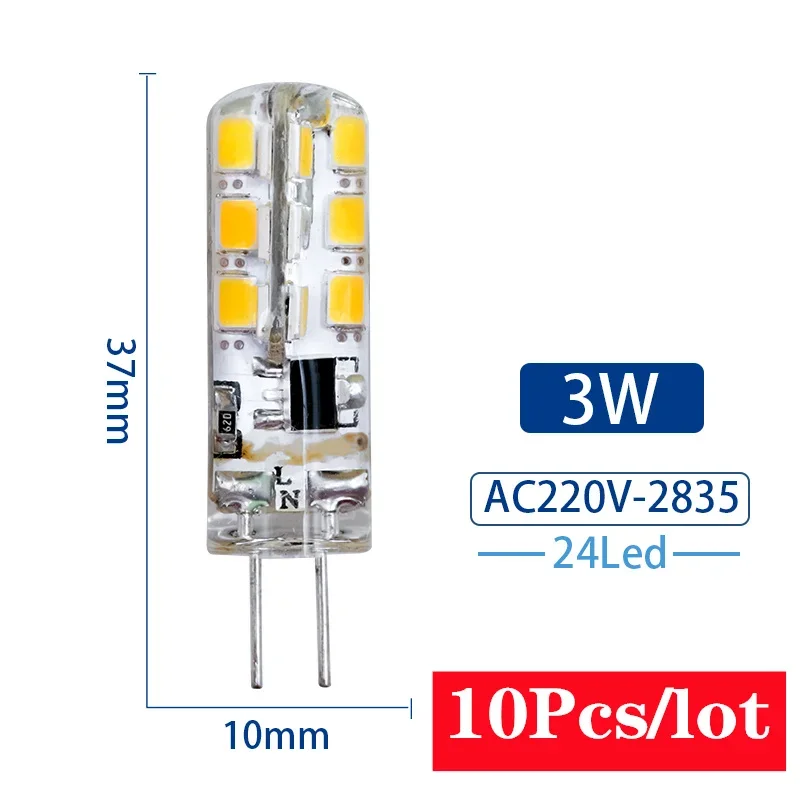 10 Teile/los G4 LED Glühbirne 2W 3W 4W 5W 7W 9W AC DC12V 220V Mais Lampe SMD2835 Scheinwerfer Kronleuchter Beleuchtung Ersetzen Halogen Lampe