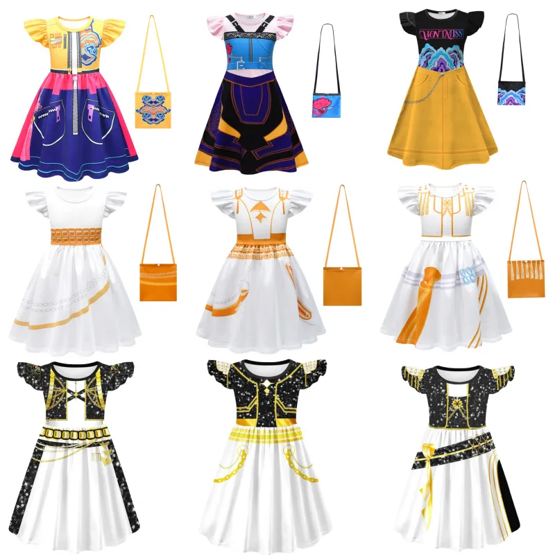 

Anime Cartoon Kpop Demon Hunters Zoey Rumi Mira Dress Yt2K Creative New Printed Short Skirt Fashion Casual Skirt Gift for Girls