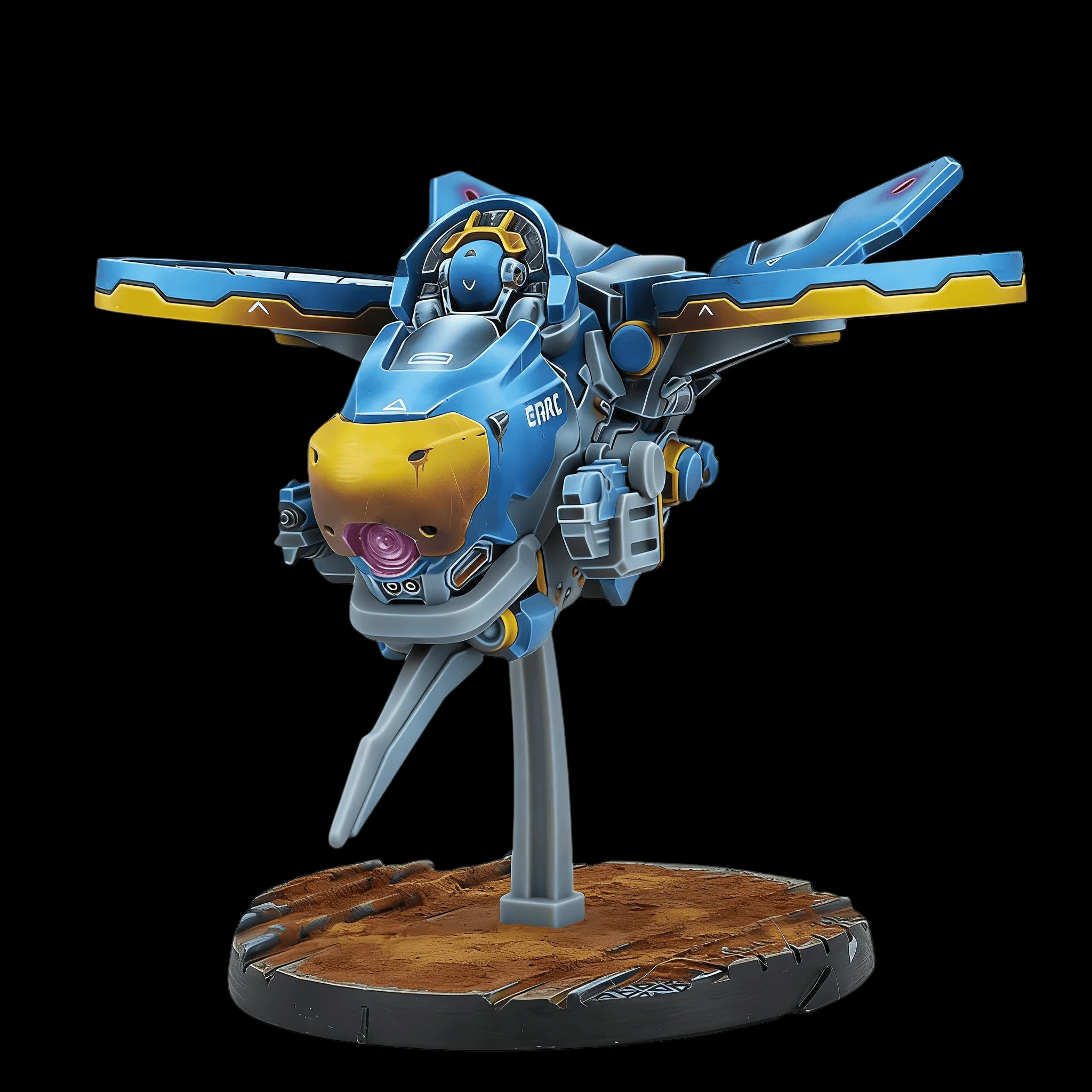 

Die Casting Resin Model Assembly Kit, GK, Red Eye Aircraft, Unpainted (including Base)