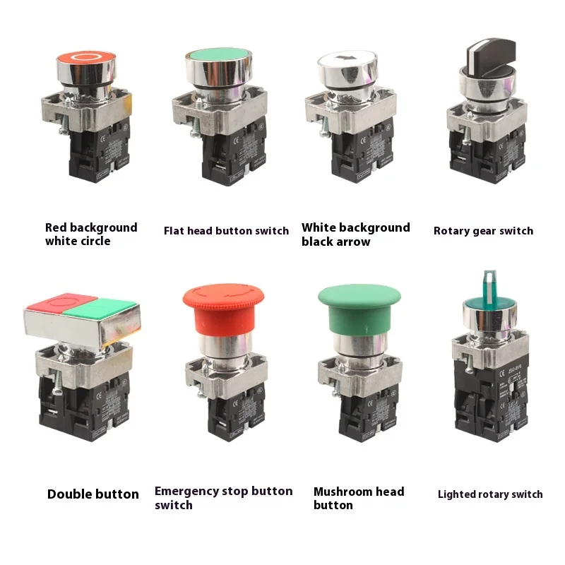 Кнопочный-переключатель-преобразования-мощности-xb2-np2-bd21-25-33-с-короткой-ручкой-3-скоростная-2-позиционная-самоблокирующаяся-главная-ручка-22-мм