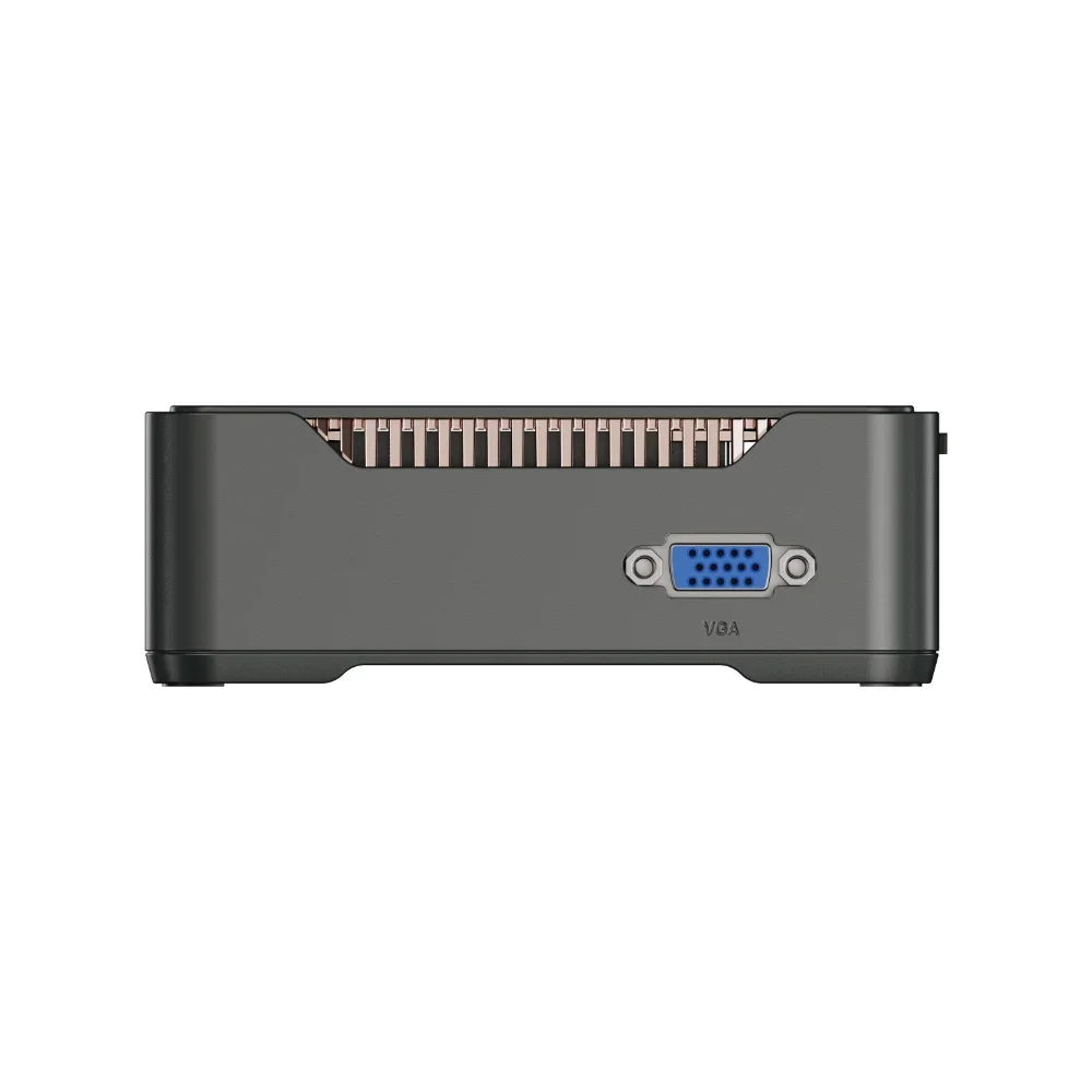 Quard Core Intel AlderLake-N100 Mini PC Windows 11 PRO WiFi 5 BTéclairé DDR4 8 Go SSD 256 Go Mini Ordinateur 2 * HD 1 * VGA Triple Affichage