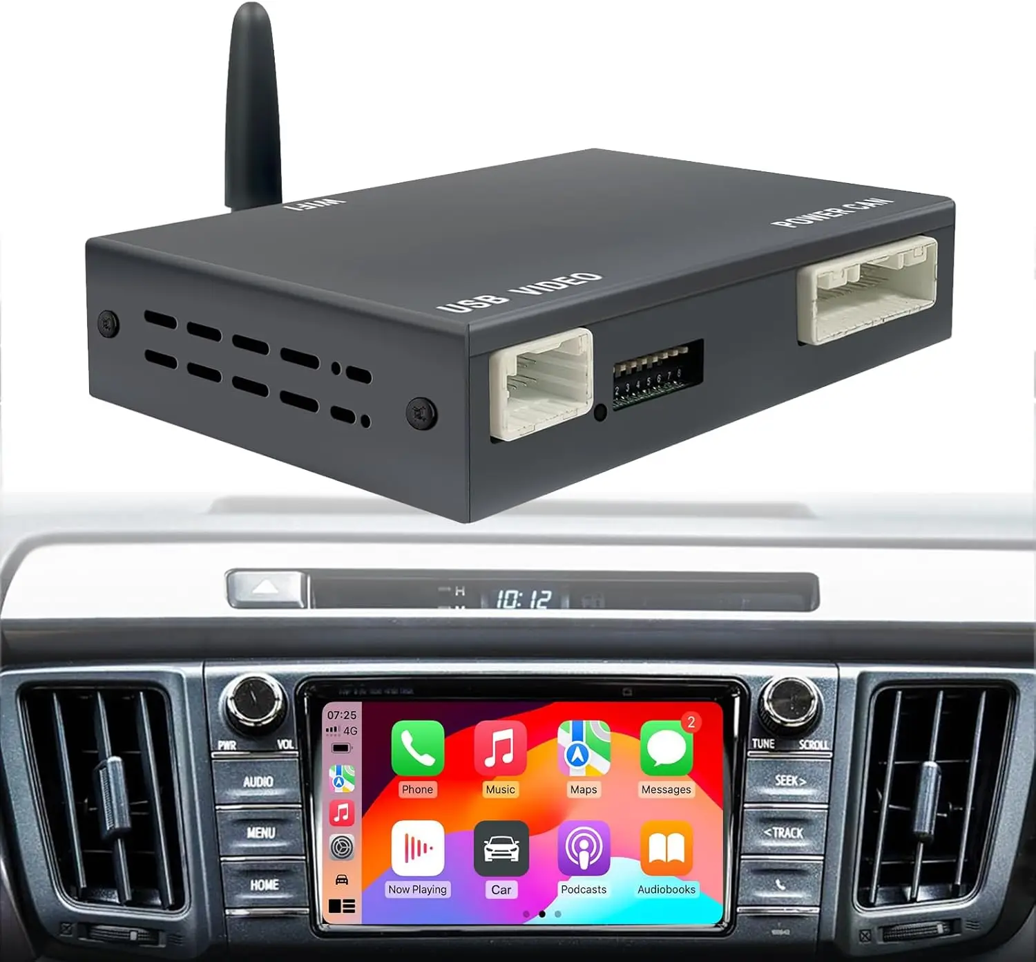 OEM Screen Upgrade Decoder Box Interface Retrofit Kit for Toyota Touch 2 & Entune 2 System Corolla Tacoma Avalon Camry Prius