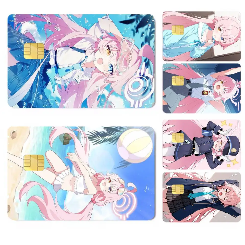 Blue Archive Takanashi Hoshino-o Credit Card HD Stickers Premium matte film effectively prevents fingerprints and daily abrasion