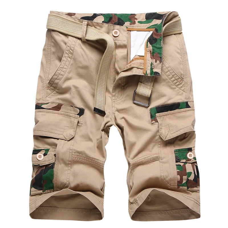 

100% Cotton Camouflage military Cargo Shorts Men 2025 New Arrival Casual Mens Loose Work Cargo Shorts Male Short Pants hombre