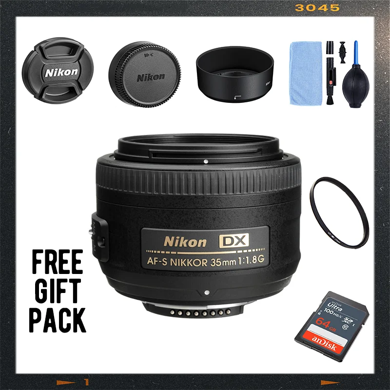 Nikon AF-S DX NIKKOR 35mm f/1.8G Lens For Nikon SLR Cameras