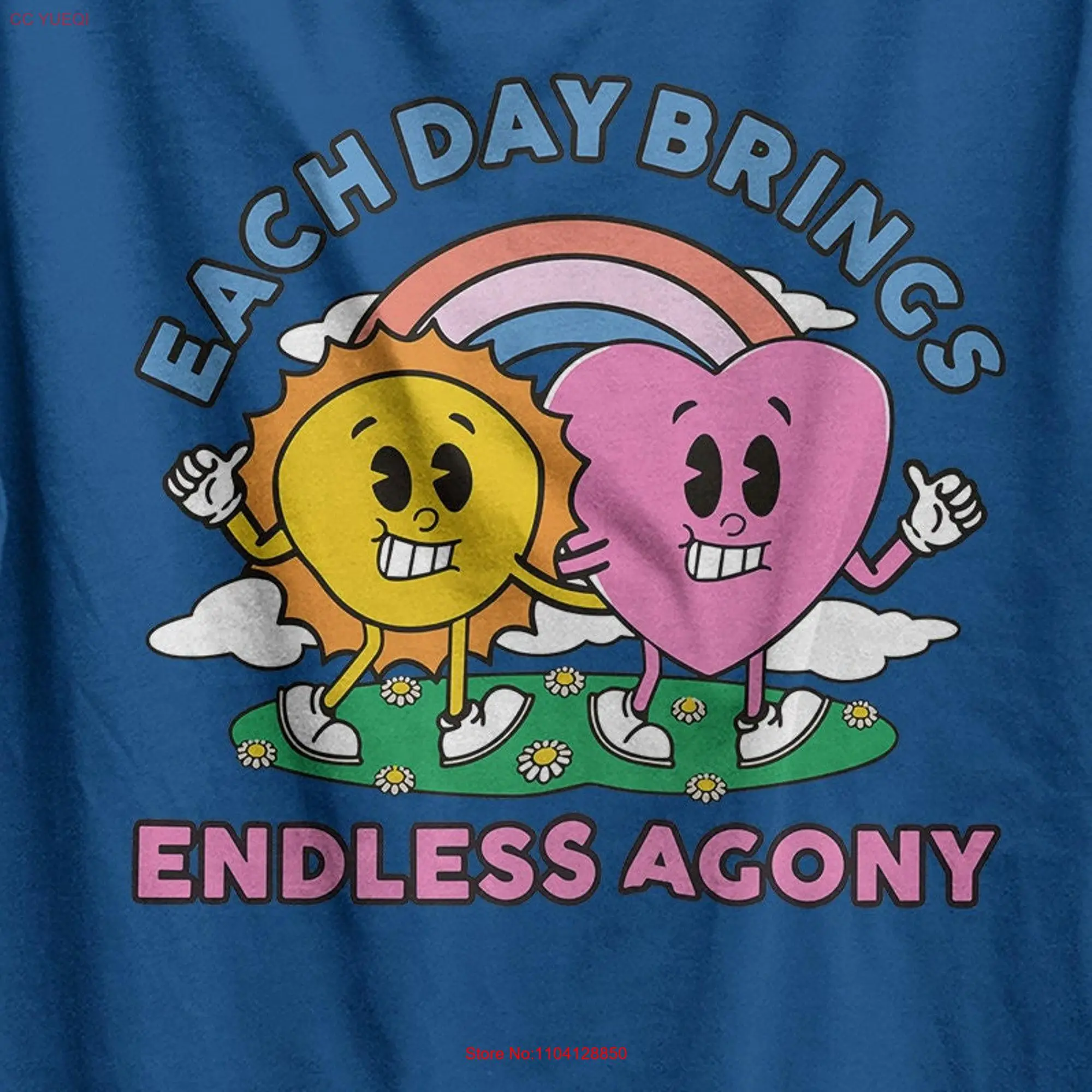 Every day brings endless agony funny unisex shirt vintage graphic T weird sarcastic quote ironic retro inspired