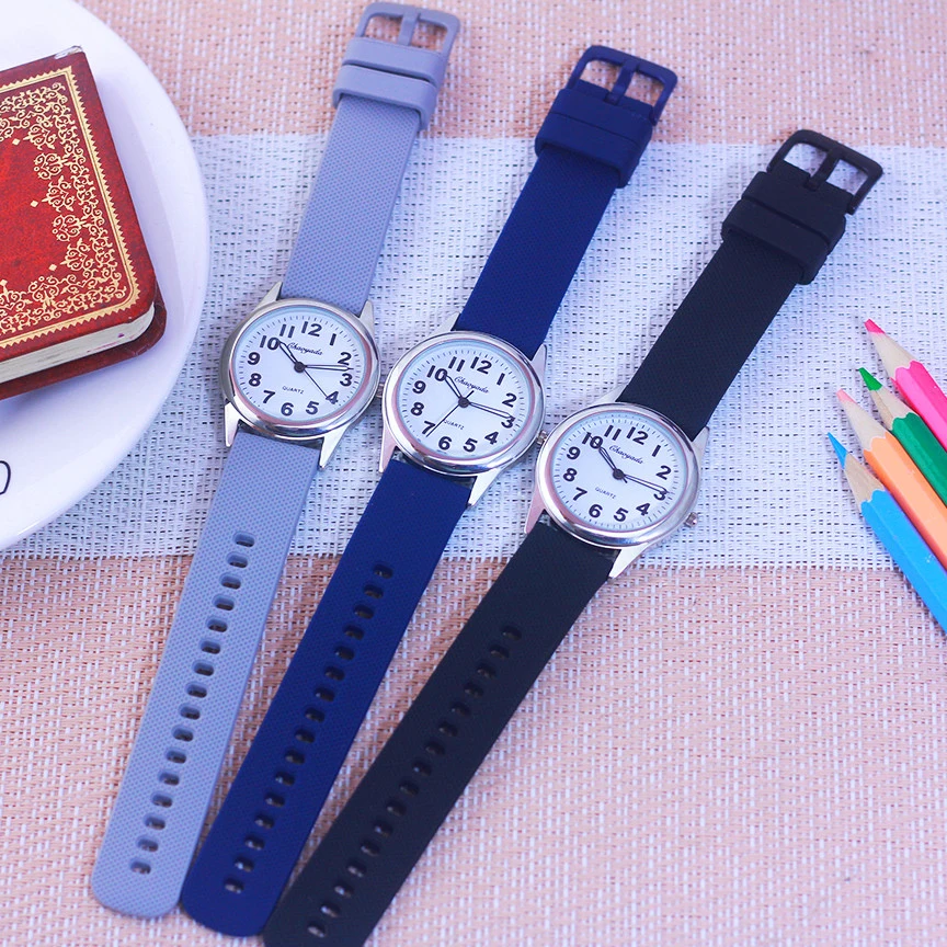 Nuevo superventas, relojes para niños y niñas, relojes para niños y estudiantes, relojes con esfera digital simple, manecillas luminosas de