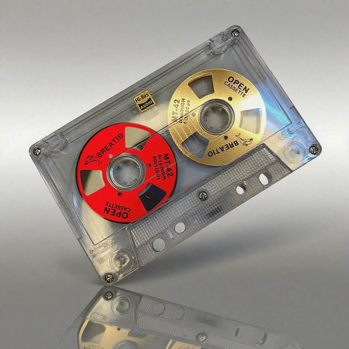 Cassette de Audio de 50min, carrete a carrete, cinta en blanco, carrete de Metal doble colorido, cinta de música HIFI para grabadora Walkman