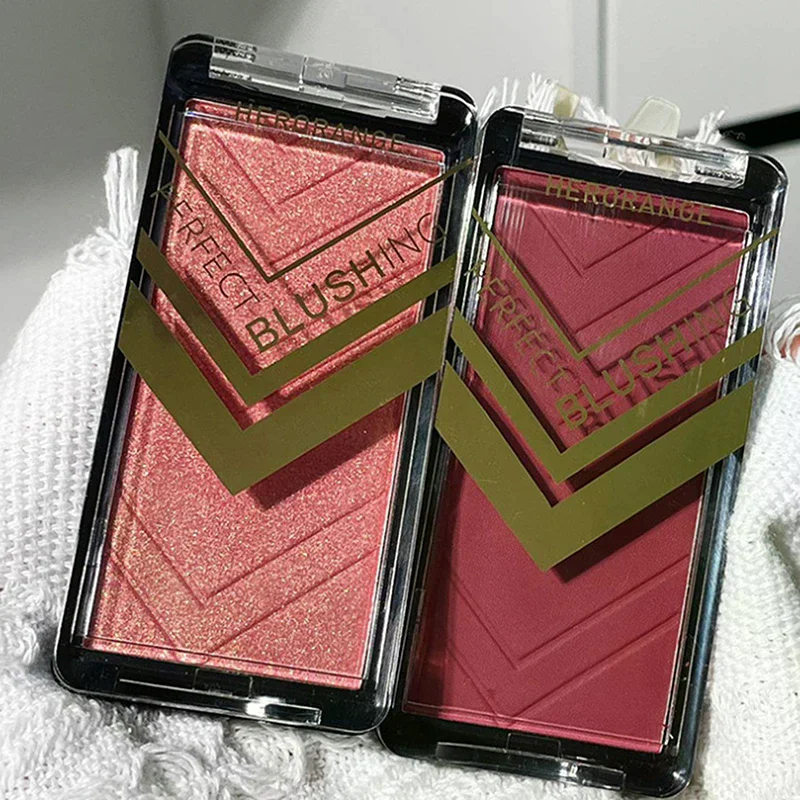 Menina blush pêssego maquiagem blush paleta bochecha nude marrom contorno blush cosméticos coreano natural rouge bochecha matiz blush 6 cores