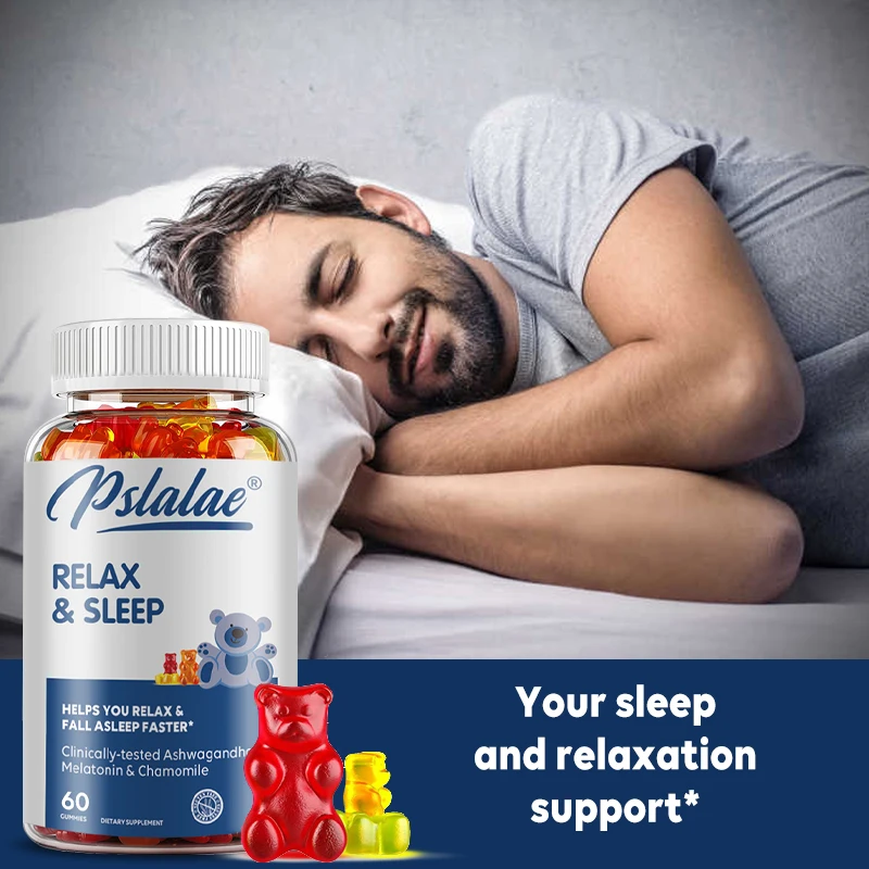 Sleep Gummies - Contains Chamomile, Ashwagandha - Supports Deep Relaxation and Sleep