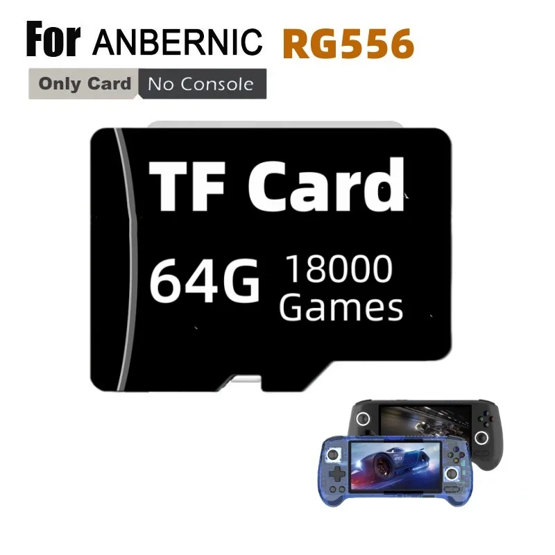 Game Card For Anbernic RG556 Memory Card SD Card TF Card Retro Games PS2 PSP PS1 3DS Android Handheld Gaming Console 512G Gift