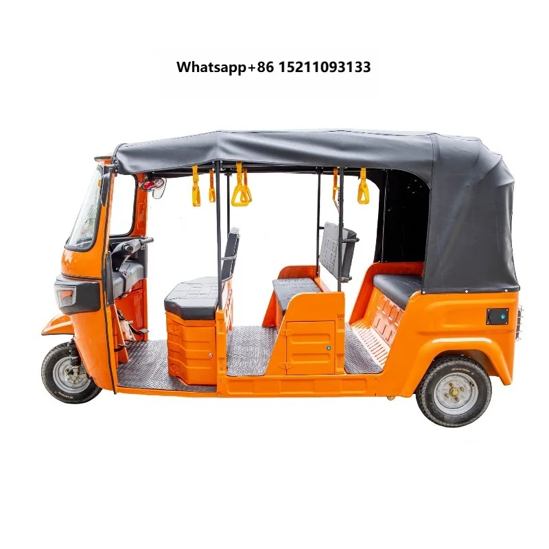 Electric Tuk-tuk Three-Wheeled High Quality EEC Certified Passenger Vehicle Open Body 50-70 Km/h for Export Africa Southeast