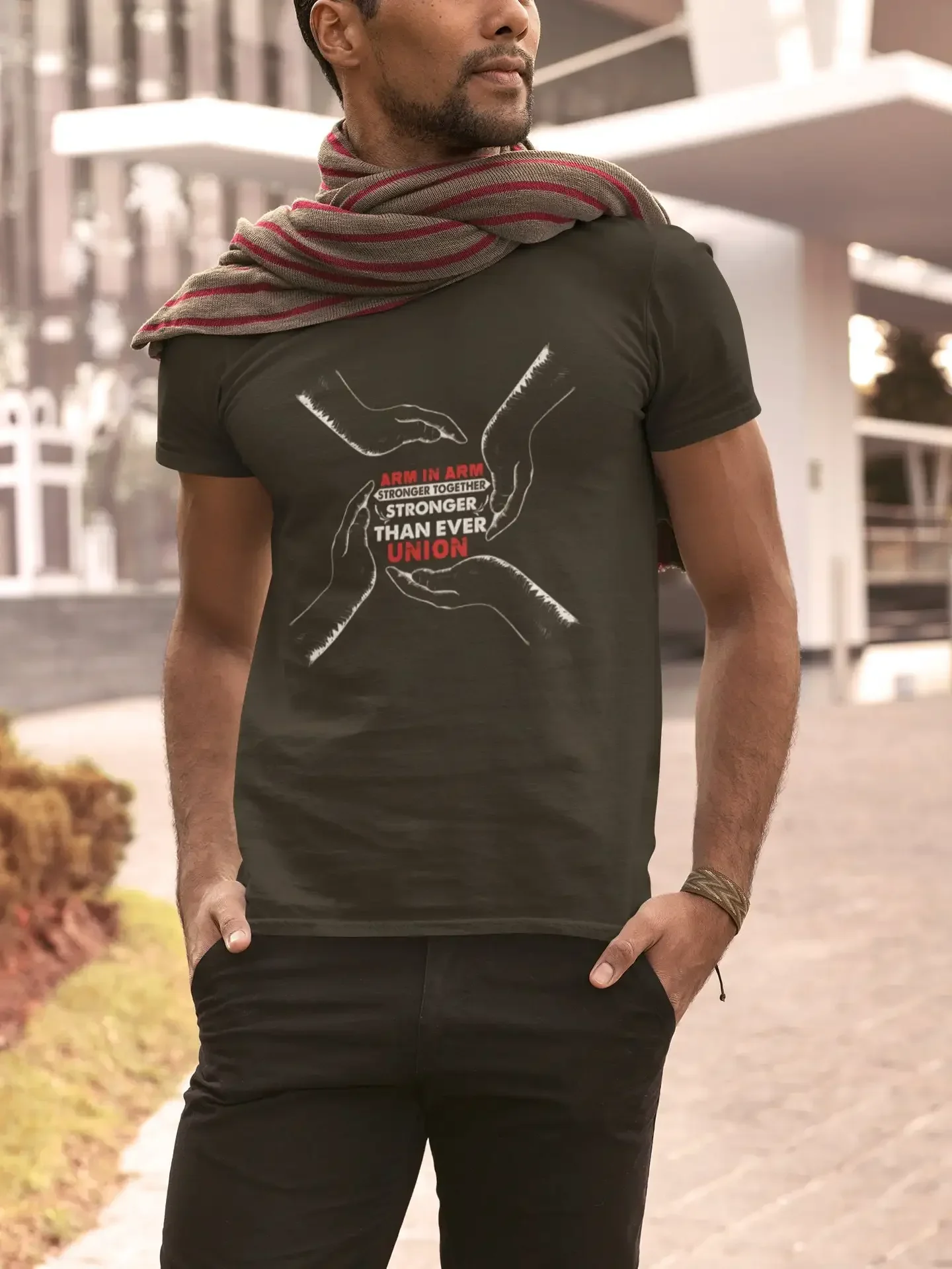 Arm in Stronger Together Than Ever Embrace the Power of Union T Shirt