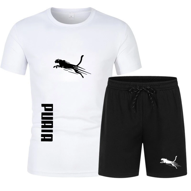 

Quick Drying Sports Suit Men's Summer Thin Stretch Running Fitness Quick Drying Clothes Men's Ice Silk Mesh Short Sleeved Shorts