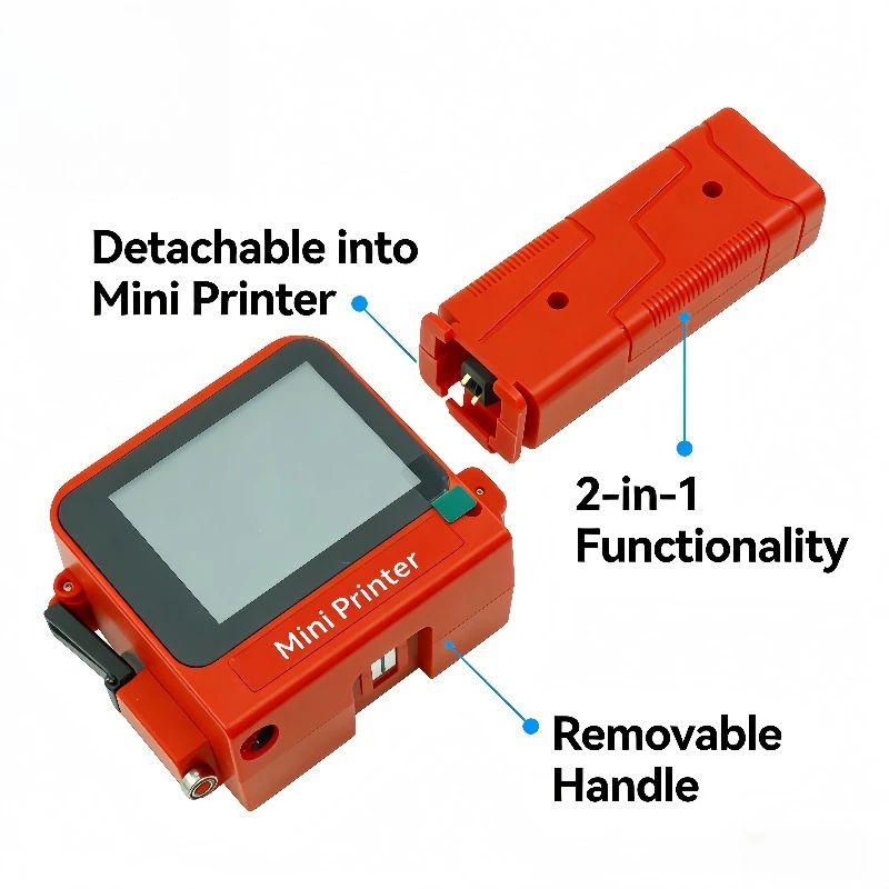 

Mini Handheld Inkjet Printer 12.7MM Print Height Perfect for Small Batch Customized Marking Needs for Any Material