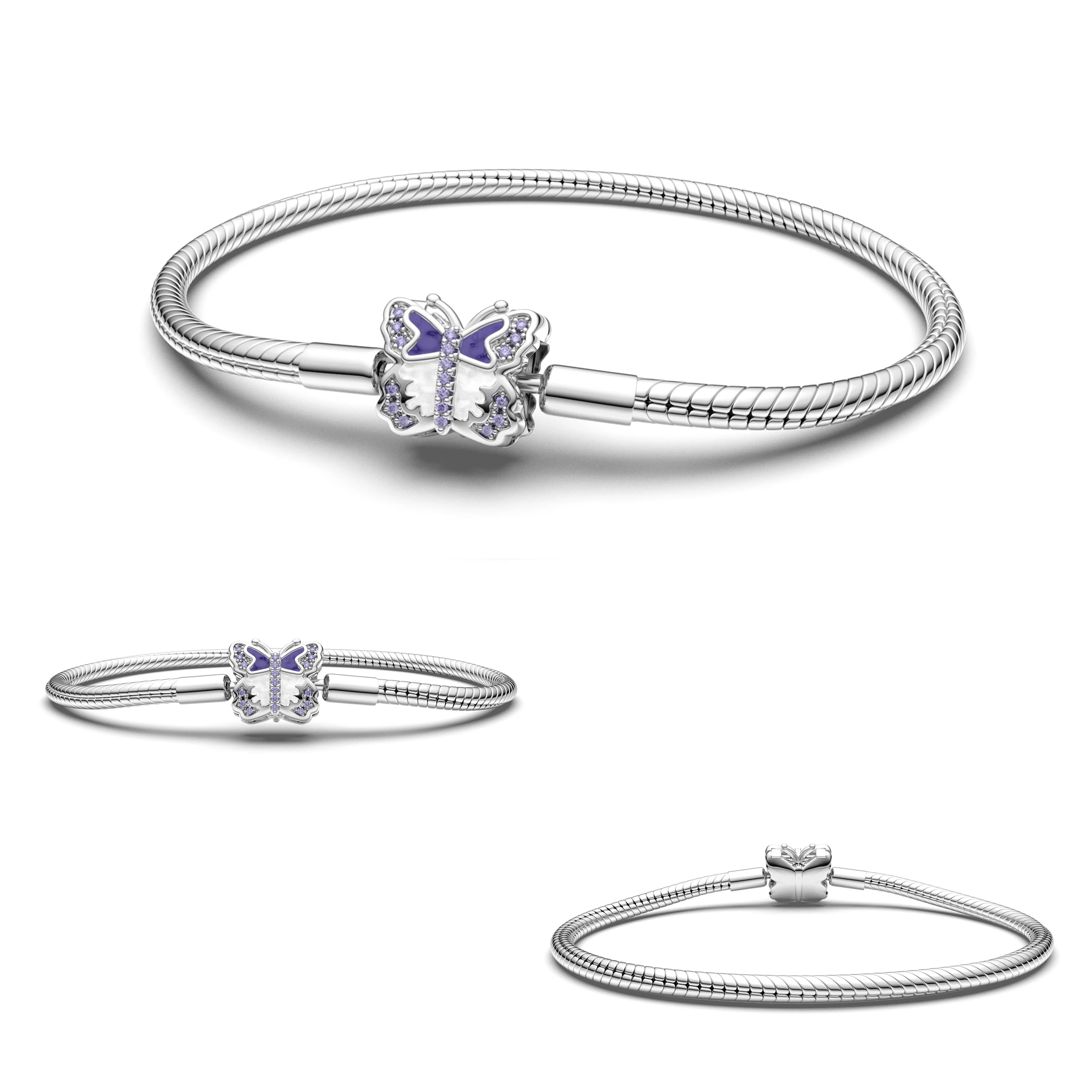 

Charms Silver 925 Bracelets for Couples Money Jewelry Couple Keychains Women Paired Bracelet Pearl Women's Jewelry Girls Hand