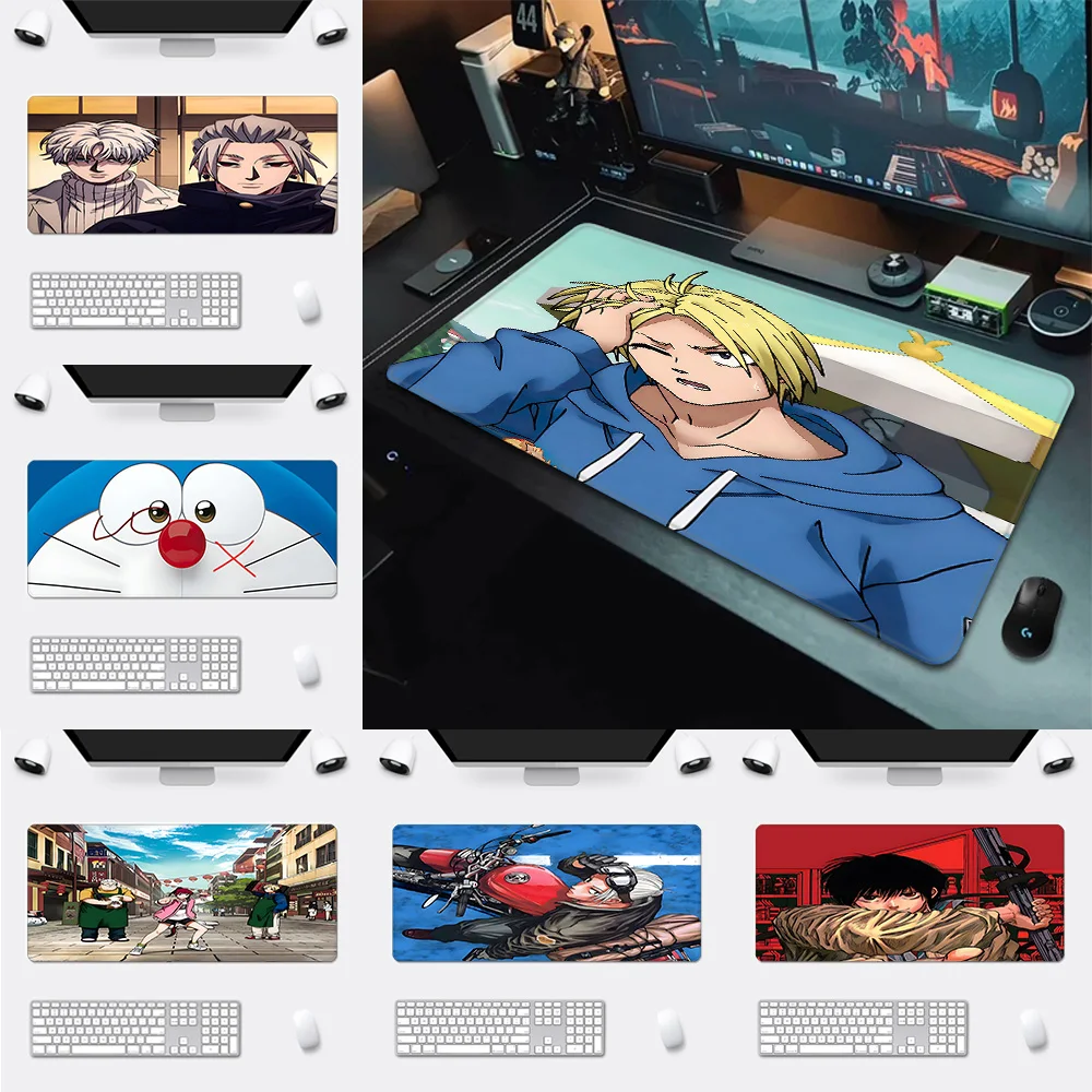 

Anime Sakamotos Days Mousepad HD Printing Computer Gamers Locking Edge Non-slip Mouse Pad XXL90x40cm Keyboard PC Desk Pad