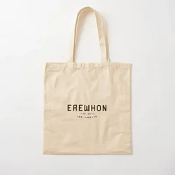 Erewhon Est 1968 Canvas Bag Fashion Women Designer Tote Shoulder Bag Unisex Printed Casual Foldable Grocery Handbag
