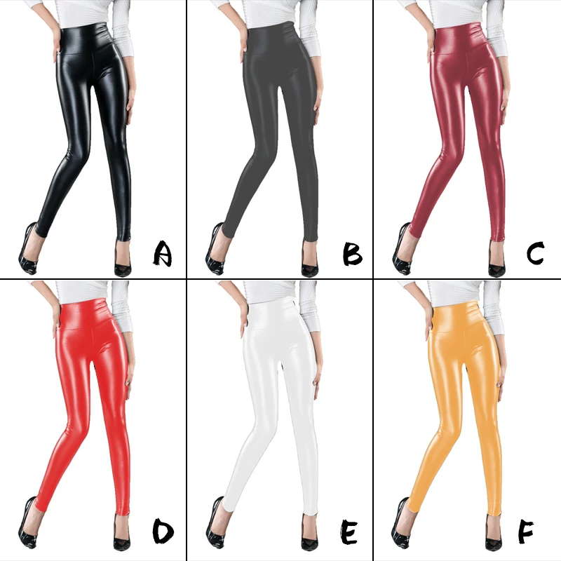 Pantalon crayon élastique en faux cuir PU pour femme, pantalon en velours pour femme, pantalon moulant sexy, automne et hiver