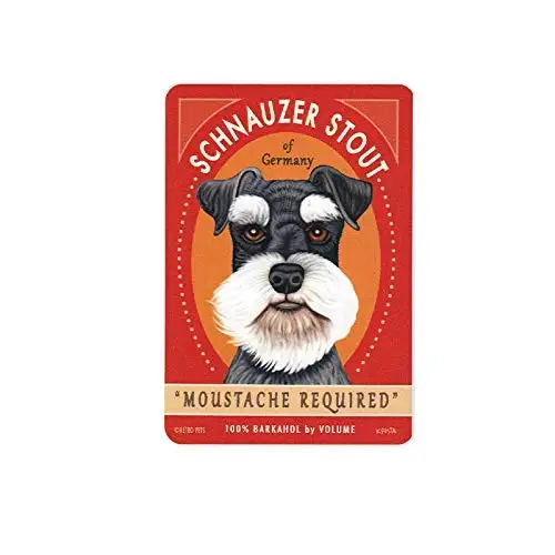 1pcs,Schnauzer Stout Animal tin Sign Vintage Metal Pub Club Cafe bar Home Wall Art Decoration Poster Retro es