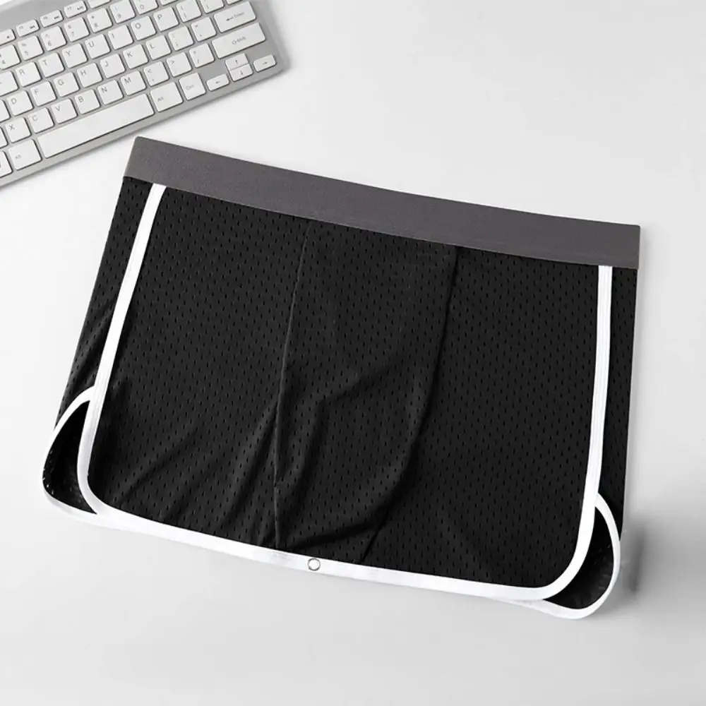 

Nylon Non-restrictive Underwear Cotton Breathable Button Pantskirt Plus Size Casual Sleeping Shorts Panties Yoga Sports