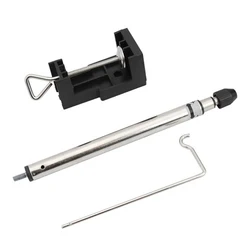 Electric Grinder Holder Rotary Tools w Table Mounts Non-scratch ABS Plastic Base for Hanging Rotary Tool Dremel Sander Holder