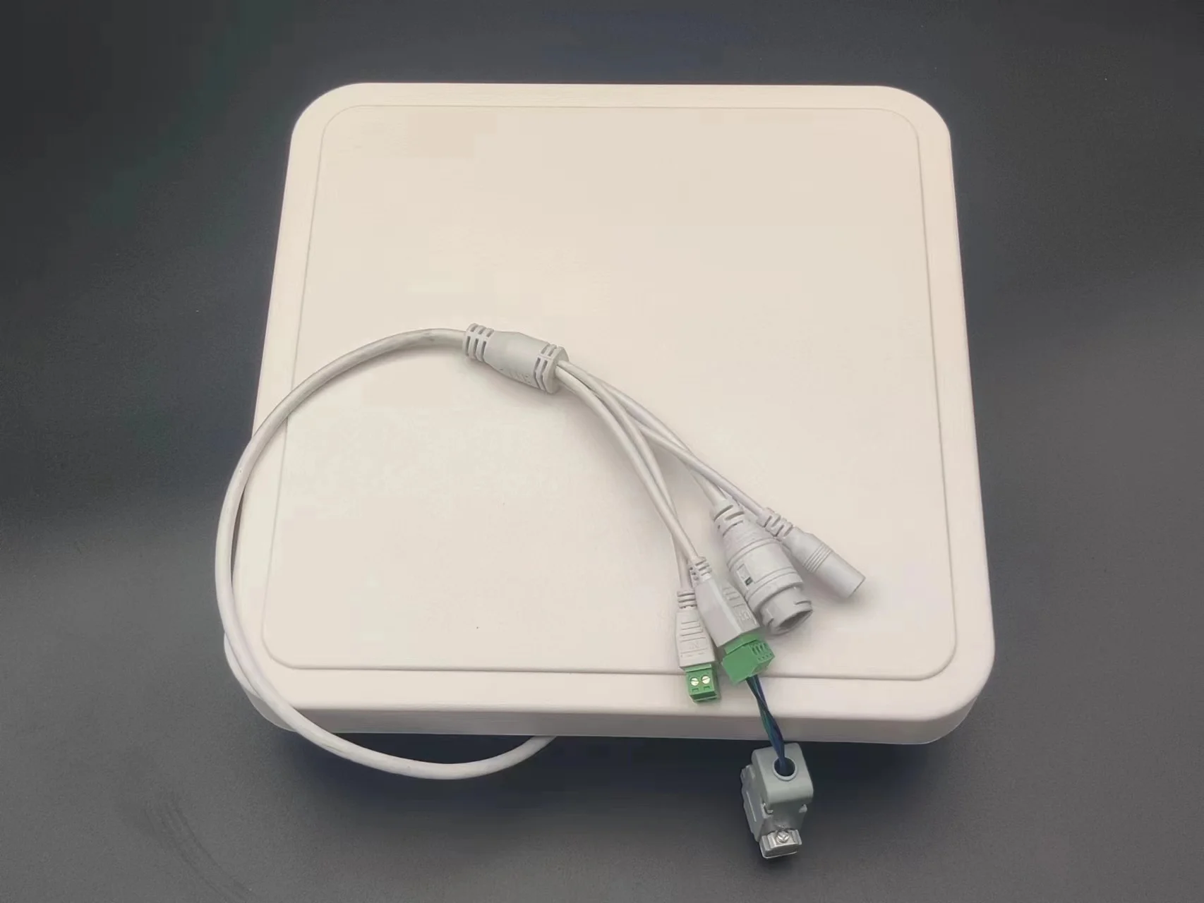 impinj r2000 chip integrated UHF RFID reader 1-10m long range antenna reader integrated antenna RS232/485 Wiegand with Free SDK